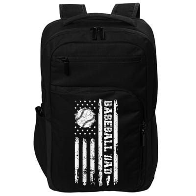 Baseball Dad Baseball lover for Father's day Impact Tech Backpack