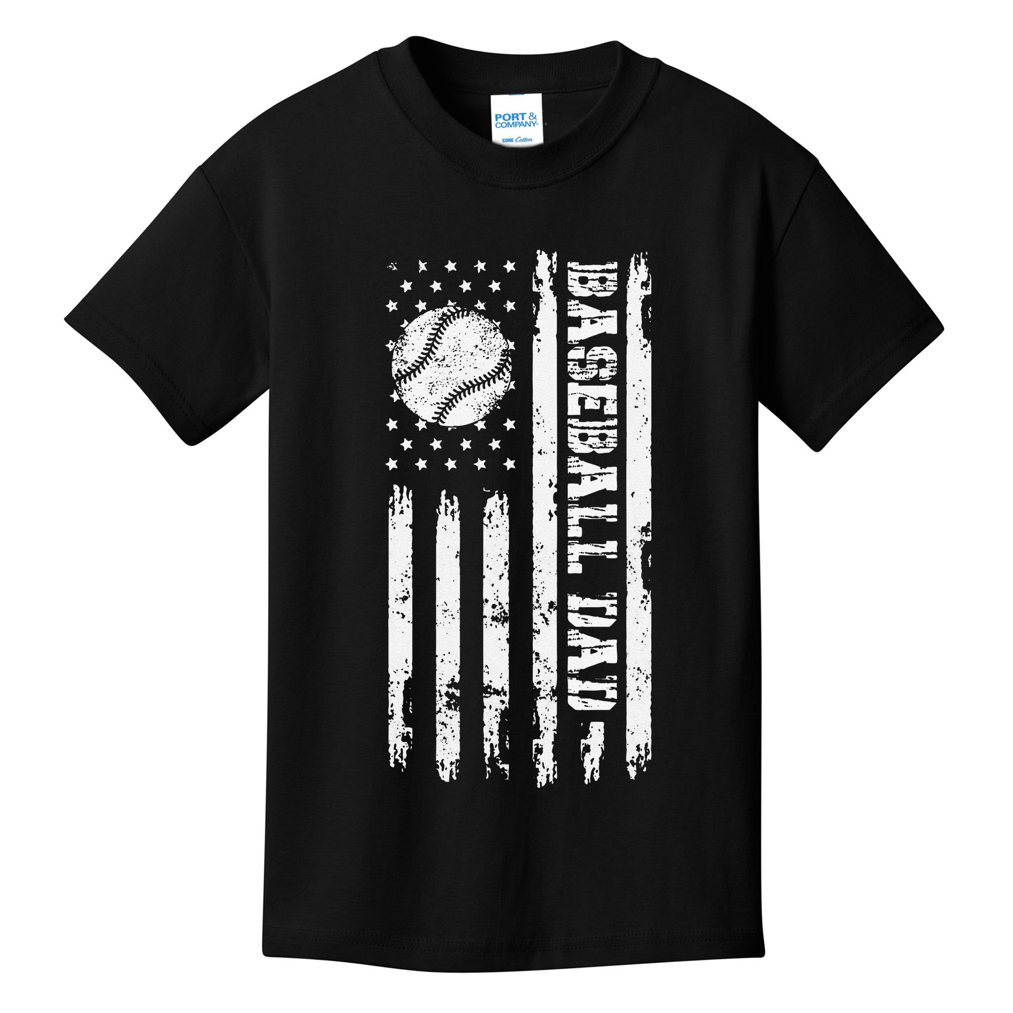 Baseball Dad Baseball lover for Father's day Kids T-Shirt