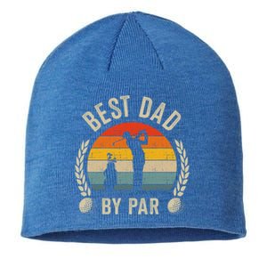 Best Dad By Par For Golf Fathers Day Birthday Christmas Meaningful Gift Sustainable Beanie