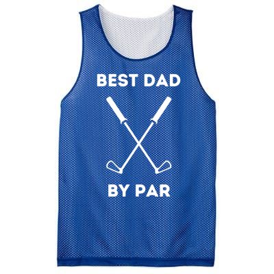 Best Dad By Par Funny Golf Design For Dads And Fathers Gift Mesh Reversible Basketball Jersey Tank