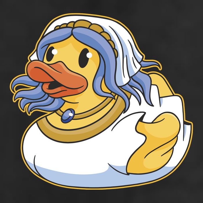 Bride Duck Golf Towel