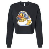 Bride Duck Cropped Pullover Crew