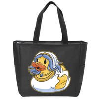 Bride Duck Zip Tote Bag
