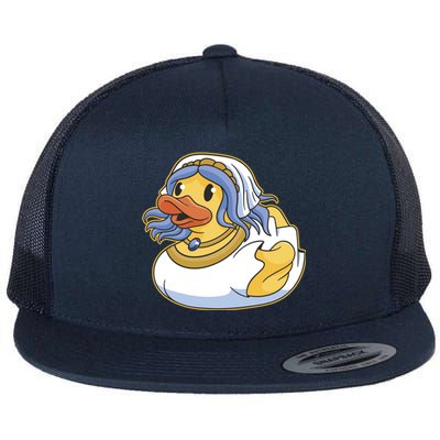 Bride Duck Flat Bill Trucker Hat