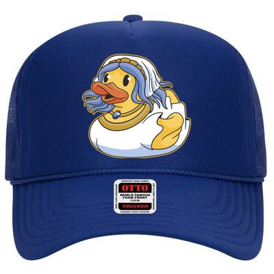 Bride Duck High Crown Mesh Back Trucker Hat