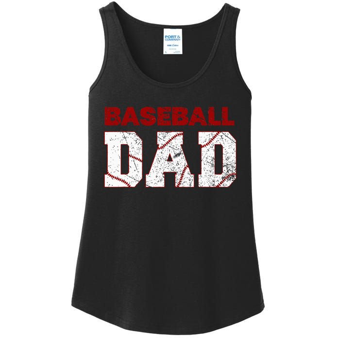 Baseball Dad Ladies Essential Tank