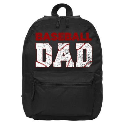 Baseball Dad 16 in Basic Backpack