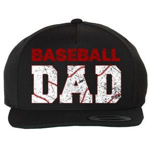 Baseball Dad Wool Snapback Cap