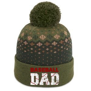 Baseball Dad The Baniff Cuffed Pom Beanie