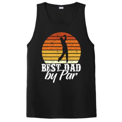 Best Dad By Par Golfing Dads Who Golf Fathers Day Golf Dads Great Gift PosiCharge Competitor Tank