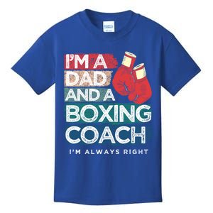 Boxing Daddy Boxer Dad Boxing Coach For FatherS Day Gift Kids T-Shirt