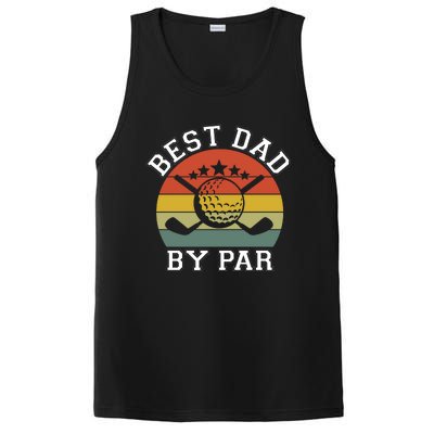 Best Dad By Par Golfinspired FatherS Day Graphic PosiCharge Competitor Tank