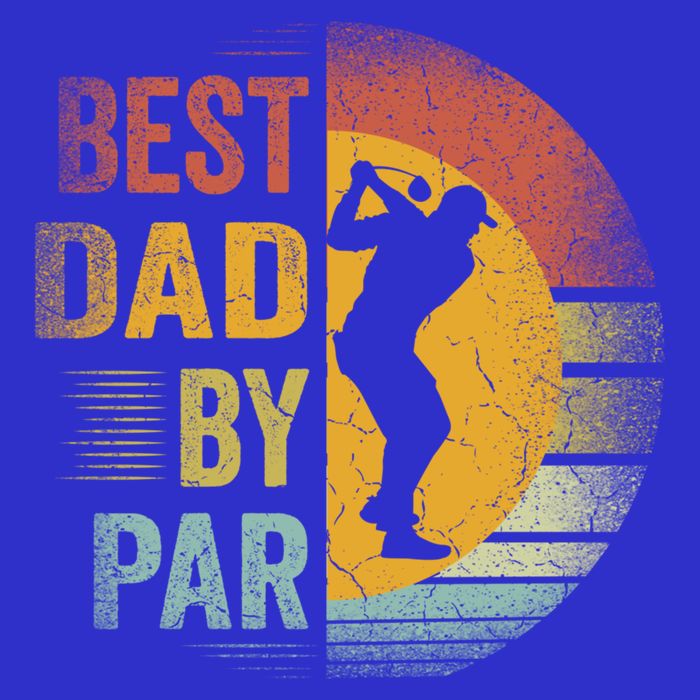 Best Dad By Par Golfing Golfer FatherS Day Golf Lover Gift Tall T-Shirt
