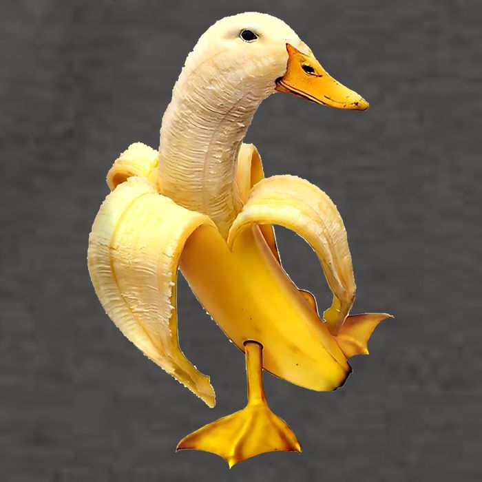 Banana Duck Vector Backpack