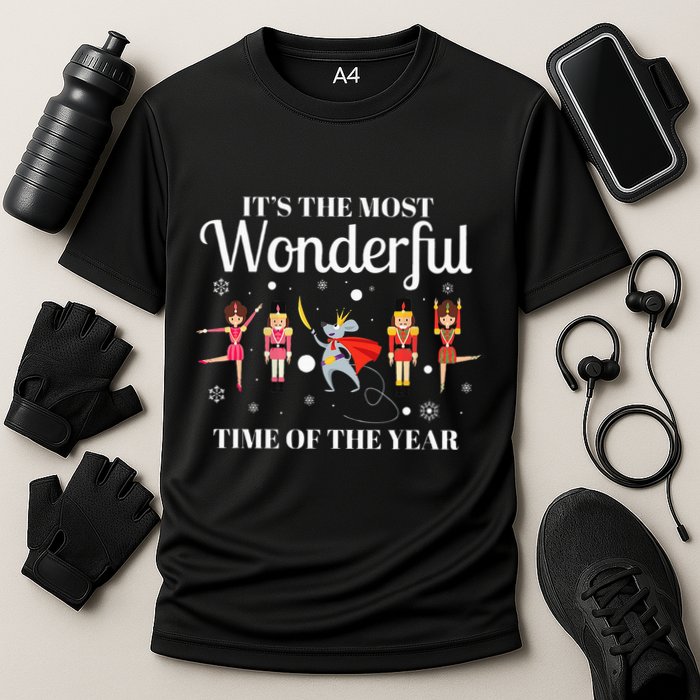 Ballet Dance Ballet Top Nutcracker Squad Ballerina Cooling Performance Crew T-Shirt