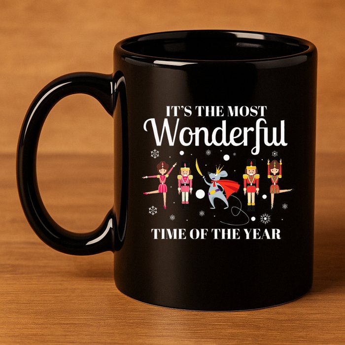 Ballet Dance Ballet Top Nutcracker Squad Ballerina 11oz C Handle Ceramic Mug