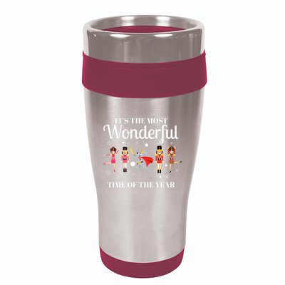 Ballet Dance Ballet Top Nutcracker Squad Ballerina 16oz Travel Tumbler