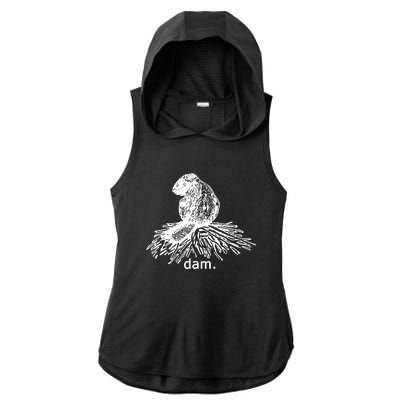 Beaver Dam Ladies PosiCharge Tri-Blend Wicking Draft Hoodie Tank