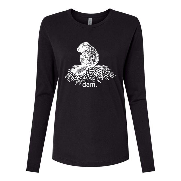 Beaver Dam Womens Cotton Relaxed Long Sleeve T-Shirt