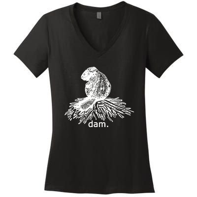 Beaver Dam Women's V-Neck T-Shirt