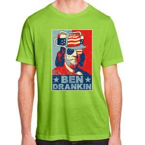 Ben Drankin Beer 4th Of July Retro Beer Lover Drinking Team Adult ChromaSoft Performance T-Shirt