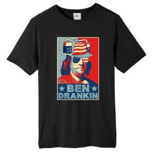 Ben Drankin Beer 4th Of July Retro Beer Lover Drinking Team Tall Fusion ChromaSoft Performance T-Shirt