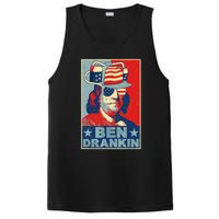 Ben Drankin Beer 4th Of July Retro Beer Lover Drinking Team PosiCharge Competitor Tank