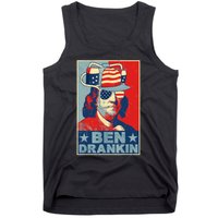 Ben Drankin Beer 4th Of July Retro Beer Lover Drinking Team Tank Top