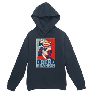 Ben Drankin Beer 4th Of July Retro Beer Lover Drinking Team Urban Pullover Hoodie