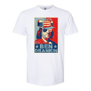 Ben Drankin Beer 4th Of July Retro Beer Lover Drinking Team Softstyle CVC T-Shirt