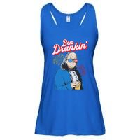 Ben Drankin’ Benjamin Drankin July 4th Ben Drankin Great Gift Ladies Essential Flowy Tank