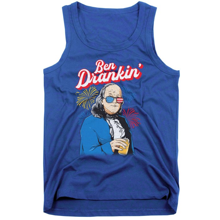 Ben Drankin’ Benjamin Drankin July 4th Ben Drankin Great Gift Tank Top