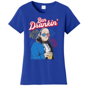 Ben Drankin’ Benjamin Drankin July 4th Ben Drankin Great Gift Women's T-Shirt