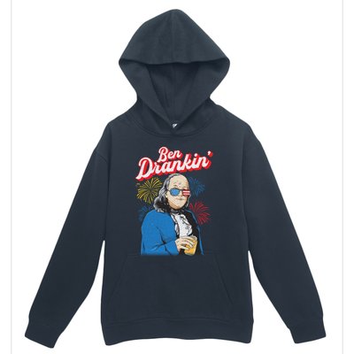 Ben Drankin’ Benjamin Drankin July 4th Ben Drankin Great Gift Urban Pullover Hoodie