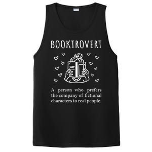 Booktrovert Definition Book Introvert Bookworm Librarian Gift PosiCharge Competitor Tank