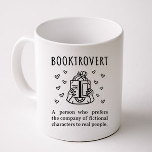 Booktrovert Definition Book Introvert Bookworm Librarian Gift Coffee Mug