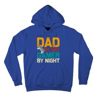 Birthday Dad By Day Gamer By Night Funny Gift Hoodie