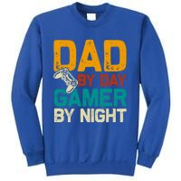 Birthday Dad By Day Gamer By Night Funny Gift Sweatshirt