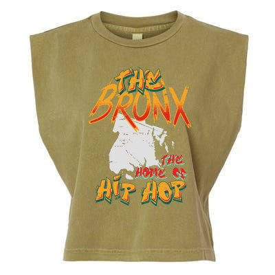 Boogie Down Bronx Hip Hop Rap Graffiti Art Music Design Garment-Dyed Women's Muscle Tee