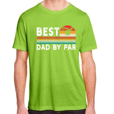 Best Dad By Par Golf Funny Golf Golfing FatherS Day Golfer Great Gift Adult ChromaSoft Performance T-Shirt