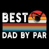 Best Dad By Par Golf Funny Golf Golfing FatherS Day Golfer Great Gift Doggie Tank