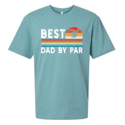 Best Dad By Par Golf Funny Golf Golfing FatherS Day Golfer Great Gift Sueded Cloud Jersey T-Shirt