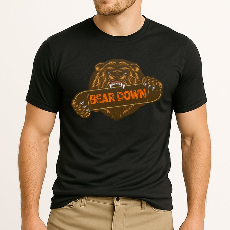 Bear Down Brown Bear Cooling Performance Crew T-Shirt