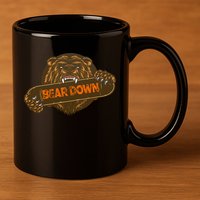 Bear Down Brown Bear 11oz C Handle Ceramic Mug