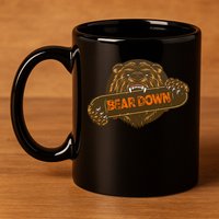 Bear Down Brown Bear 11oz C Handle Ceramic Mug