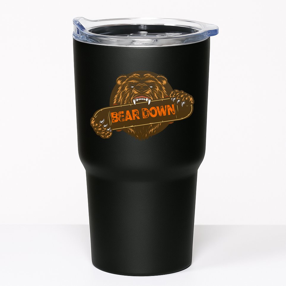 Bear Down Brown Bear Tumbler