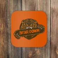 Bear Down Brown Bear Coaster