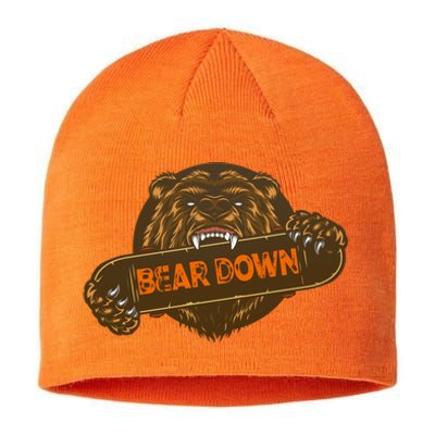 Bear Down Brown Bear Sustainable Beanie