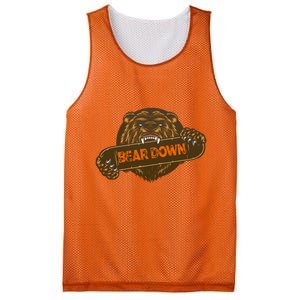 Bear Down Brown Bear Mesh Reversible Basketball Jersey Tank