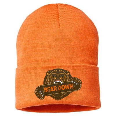 Bear Down Brown Bear Sustainable Knit Beanie